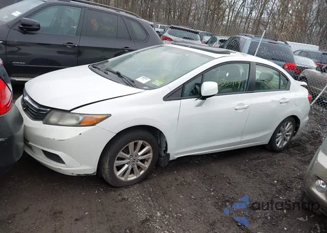 2012 Honda Civic Ex-L z USA, uszkodzony, nr VIN 19XFB2F99CE312187